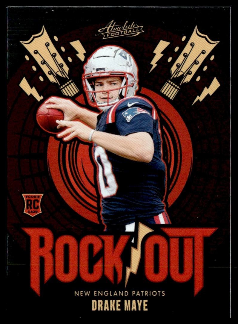 2024 Panini Absolute Rock Out Drake Maye RC #RO-DME