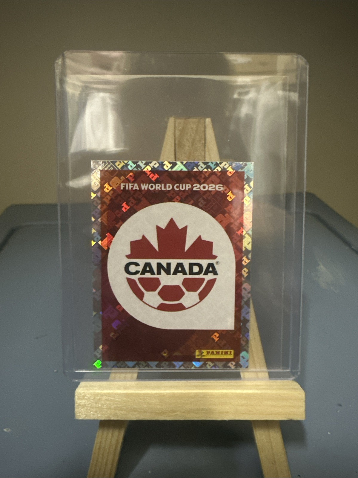 Team Canada 2026 Panini Fifa World Cup Sticker Panini Logofractor Holo #CAN-1