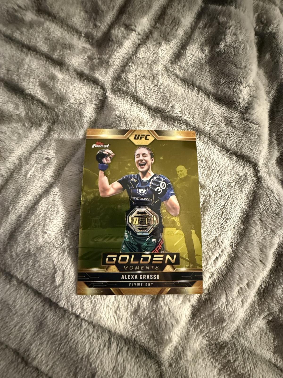 2025 Topps Finest UFC – Golden Moments Alexa Grasso #GM-17