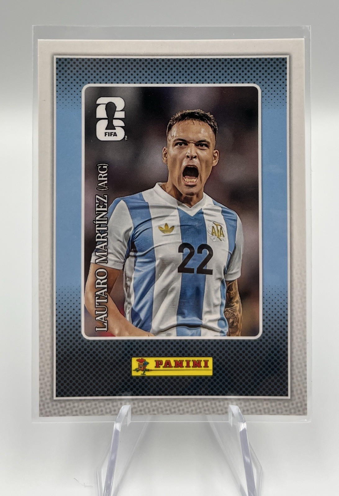 2026 Panini World Cup Sticker Collection Hanger Exclusive Lautaro Martinez #7!