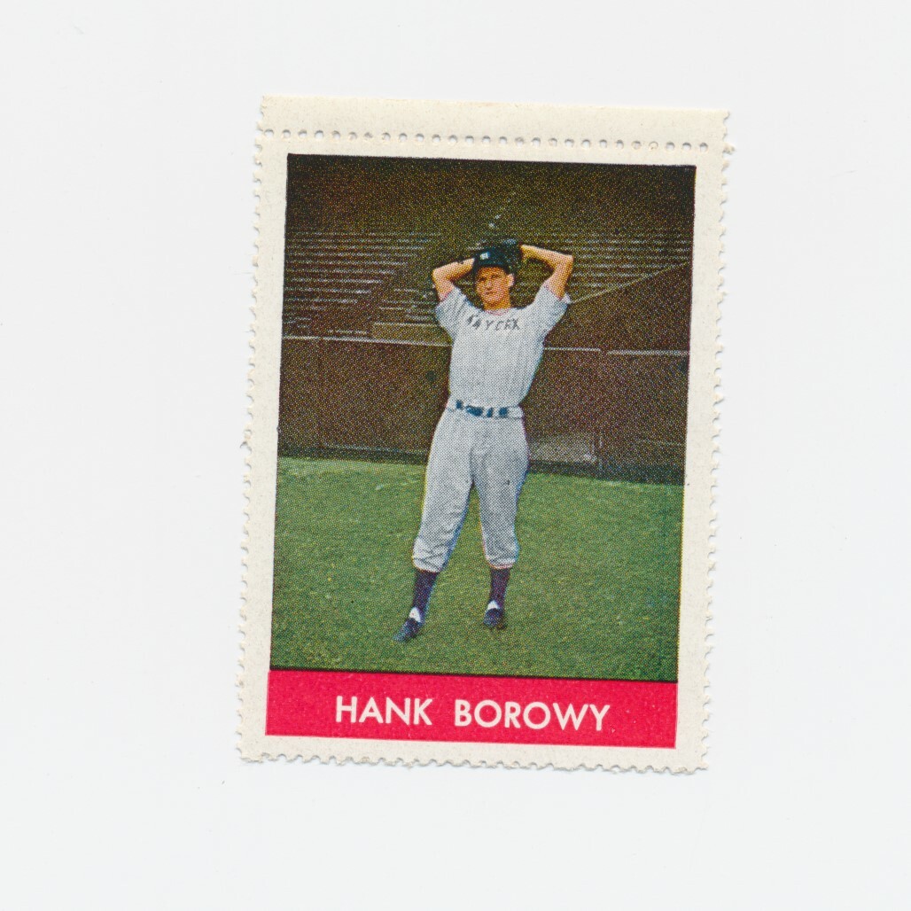 1944 New York Yankees STAMPS (1-3/4″ x 2-3/8″) -HANK BOROWY