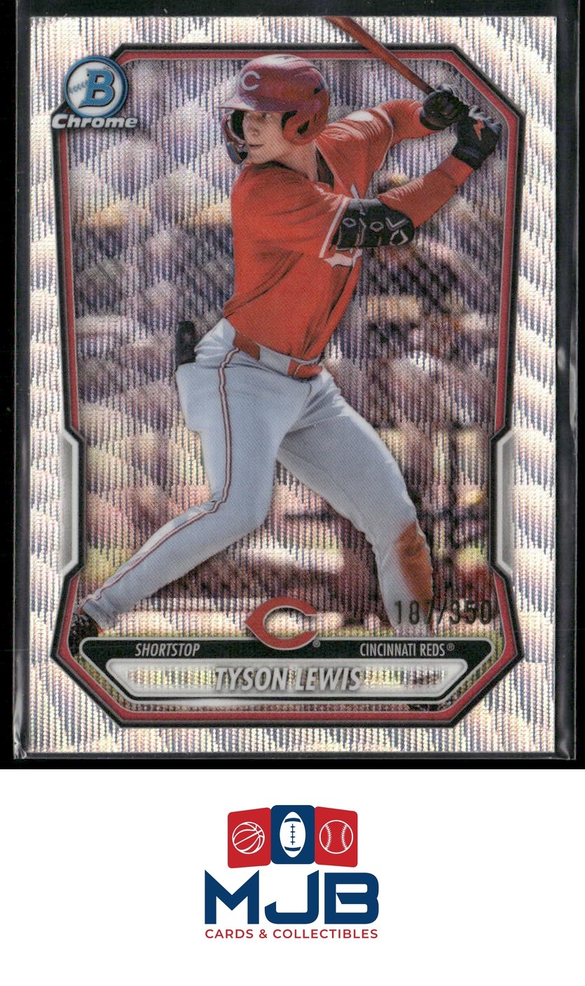 2026 Bowman Tyson Lewis Chrome Prospects Wave Refractor #/350 #BCP-5