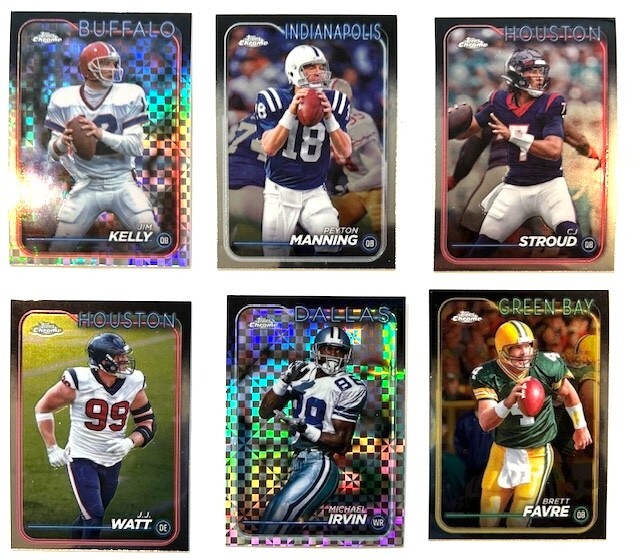 2024 Topps Chrome NFL Football Veterans #1-200 **YOU PICK** Base + Variations