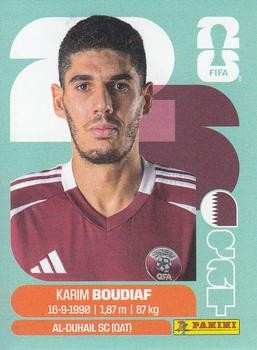 2026 Panini FIFA World Cup Stickers #QAT10 Karim Boudiaf
