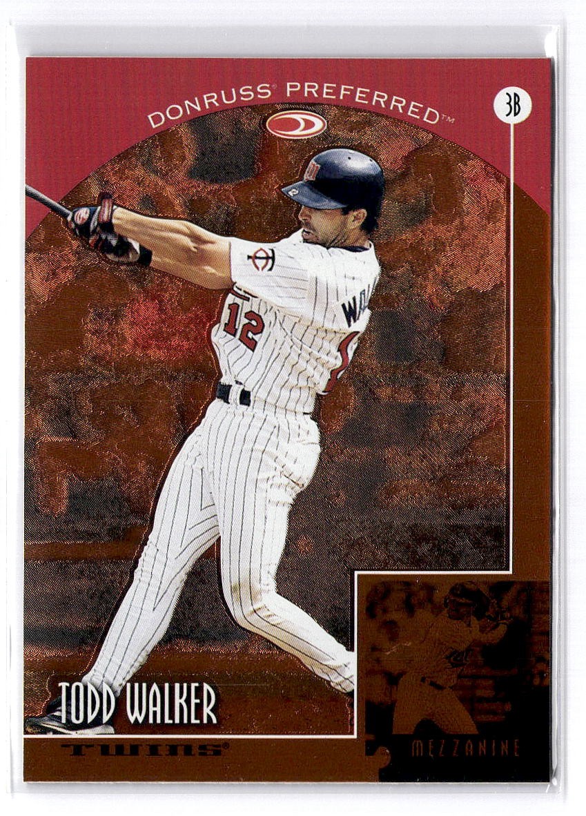 1998 Donruss Preferred #123 Todd Walker SP Twins