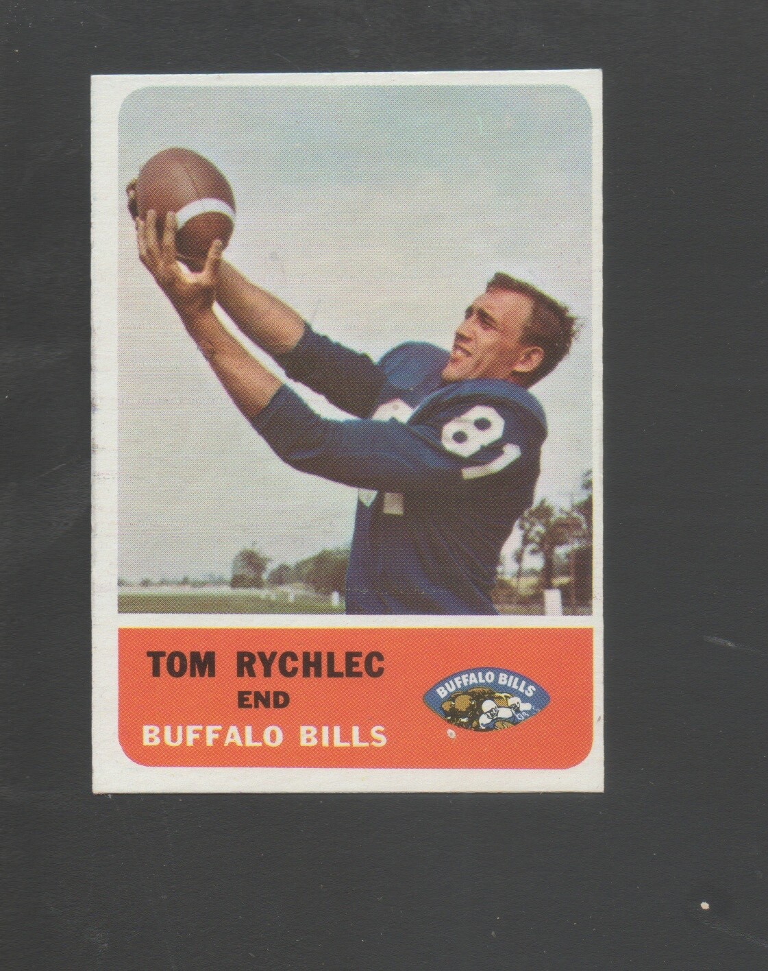 1962 Fleer Football Card #15 Tom Rychlec-Buffalo Bills Near Mint Card
