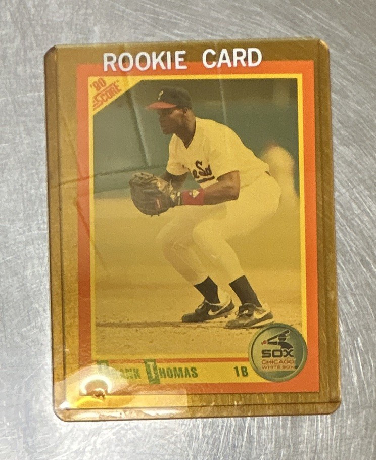 Score 1989 Frank Thomas Rookie Card #86T Chicago White Sox