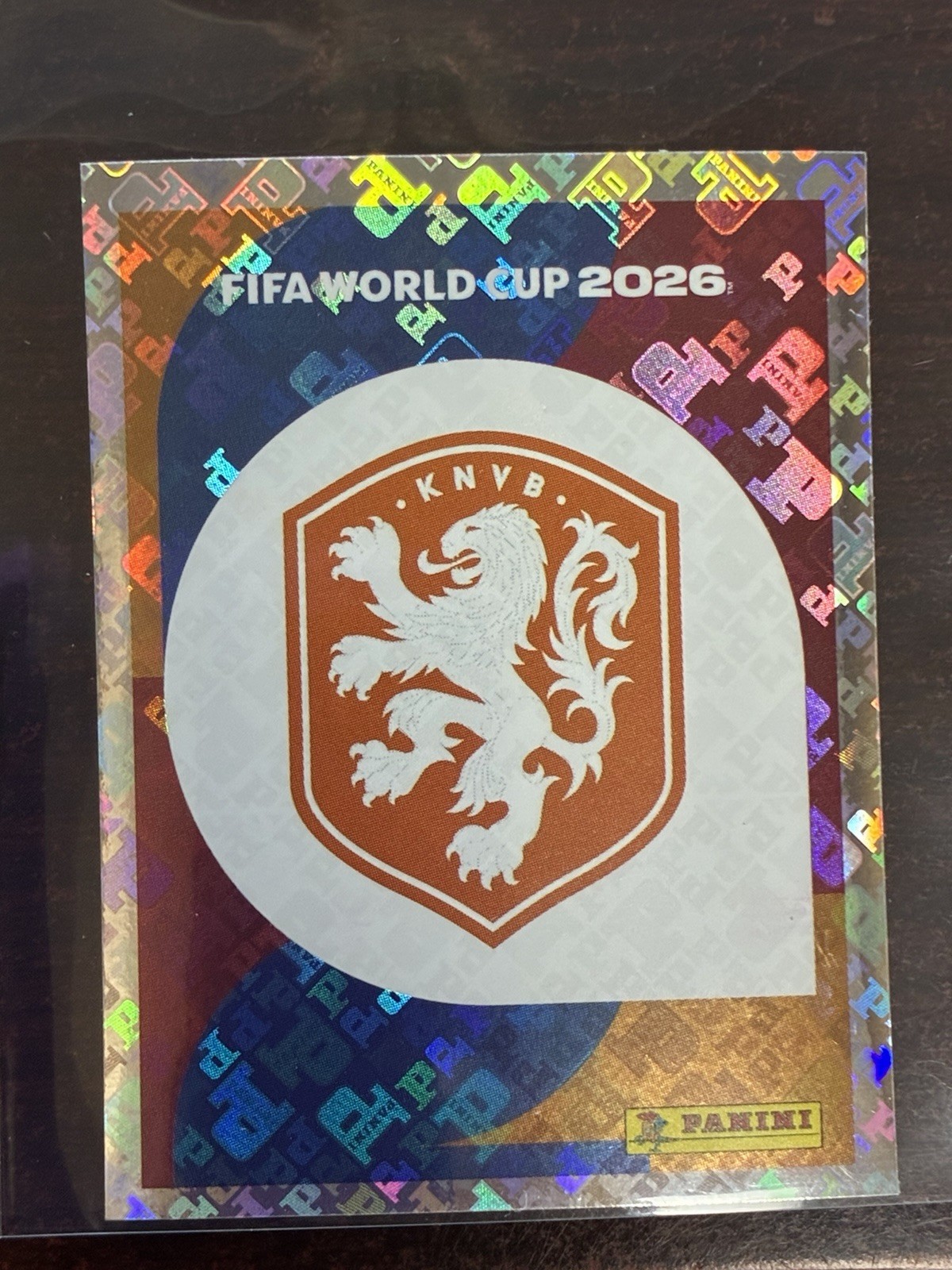 2026 Panini FIFA World Cup Stickers #NED 1 Emblem FOIL