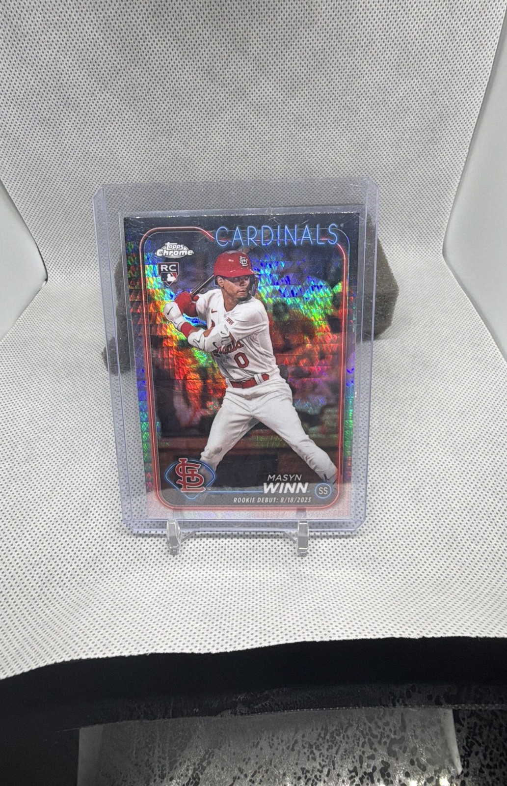 2024 Topps Chrome – Masyn Winn #189 Prism Refractor (RC)