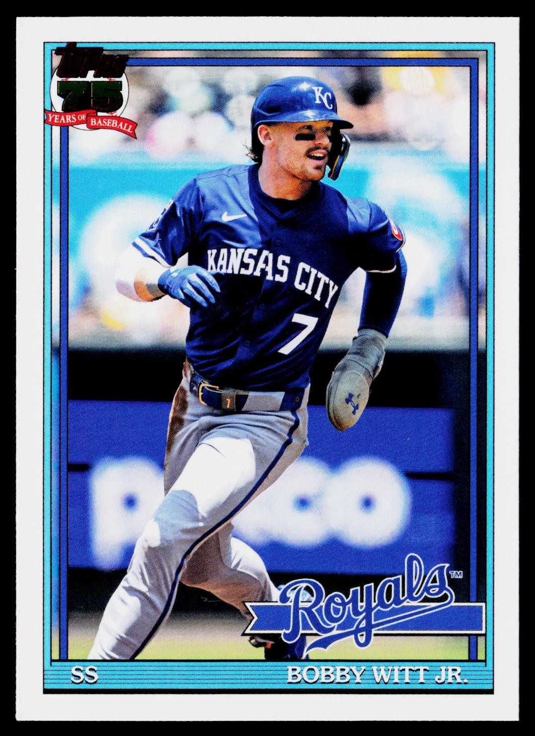 2026 Topps #T91-3 Bobby Witt Jr. 1991 35th Anniversary Royals