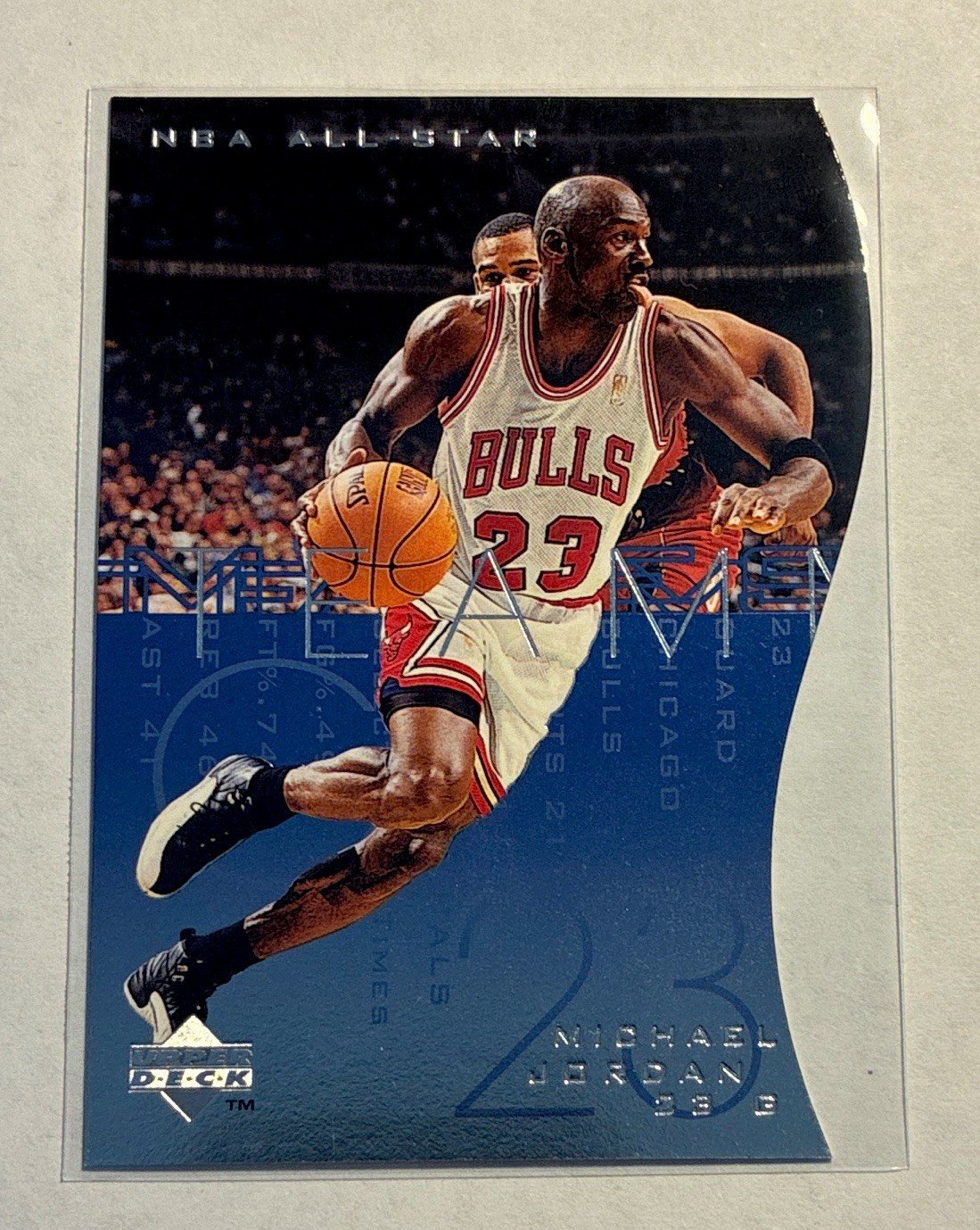 Upper Deck NBA All-Star 1996-97 Combined Score Teammates T59 Michael Jordan