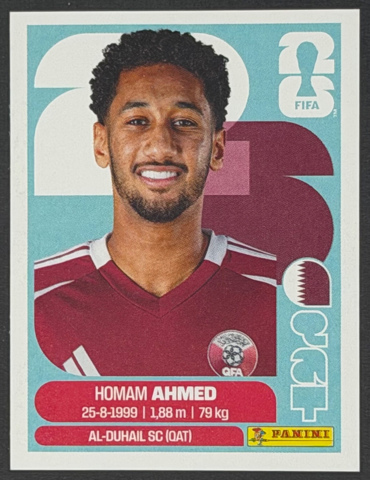 Panini FIFA World Cup 2026 Sticker QAT5 Homam Ahmed – Qatar