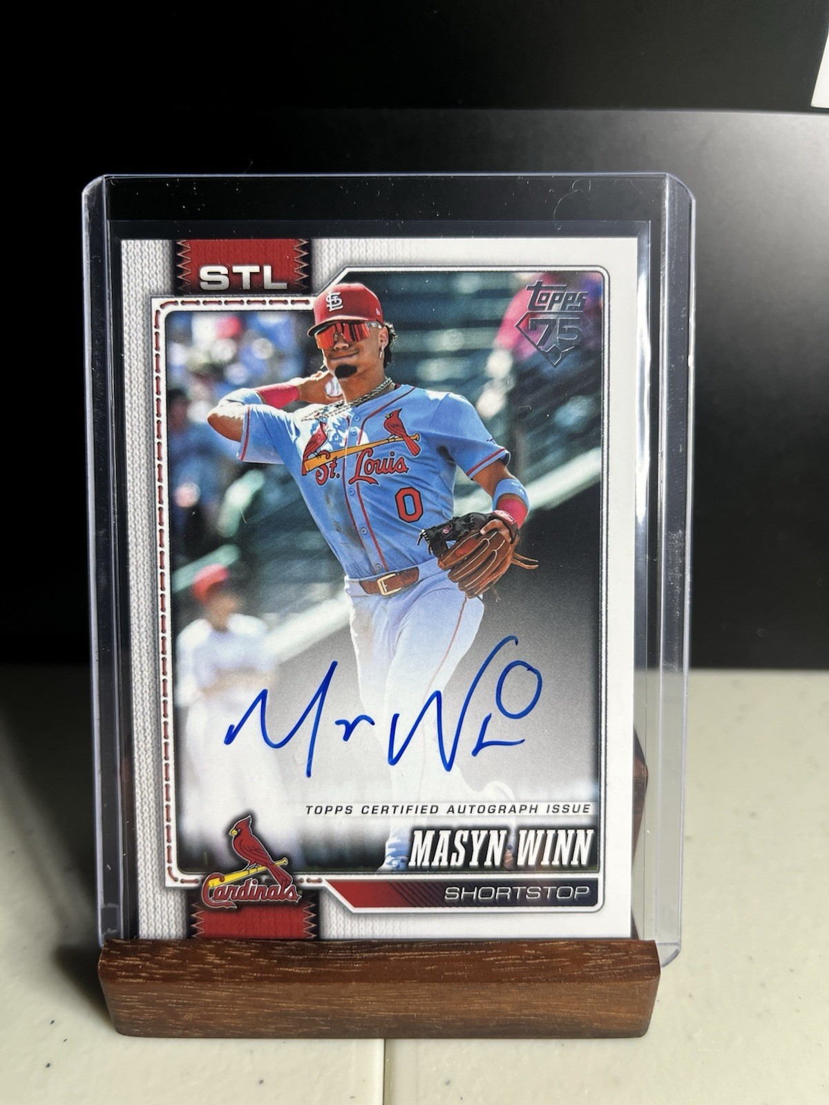 2026 Topps Series 2 – Masyn Winn #526 Auto (on Card)