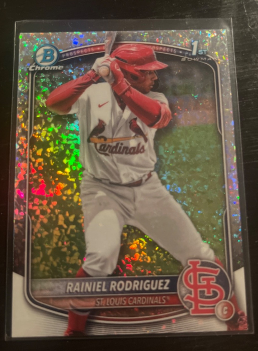 2025 Bowman Chrome Rainiel Rodriguez 1st Bowman Mini Diamond Refractor BCP-200
