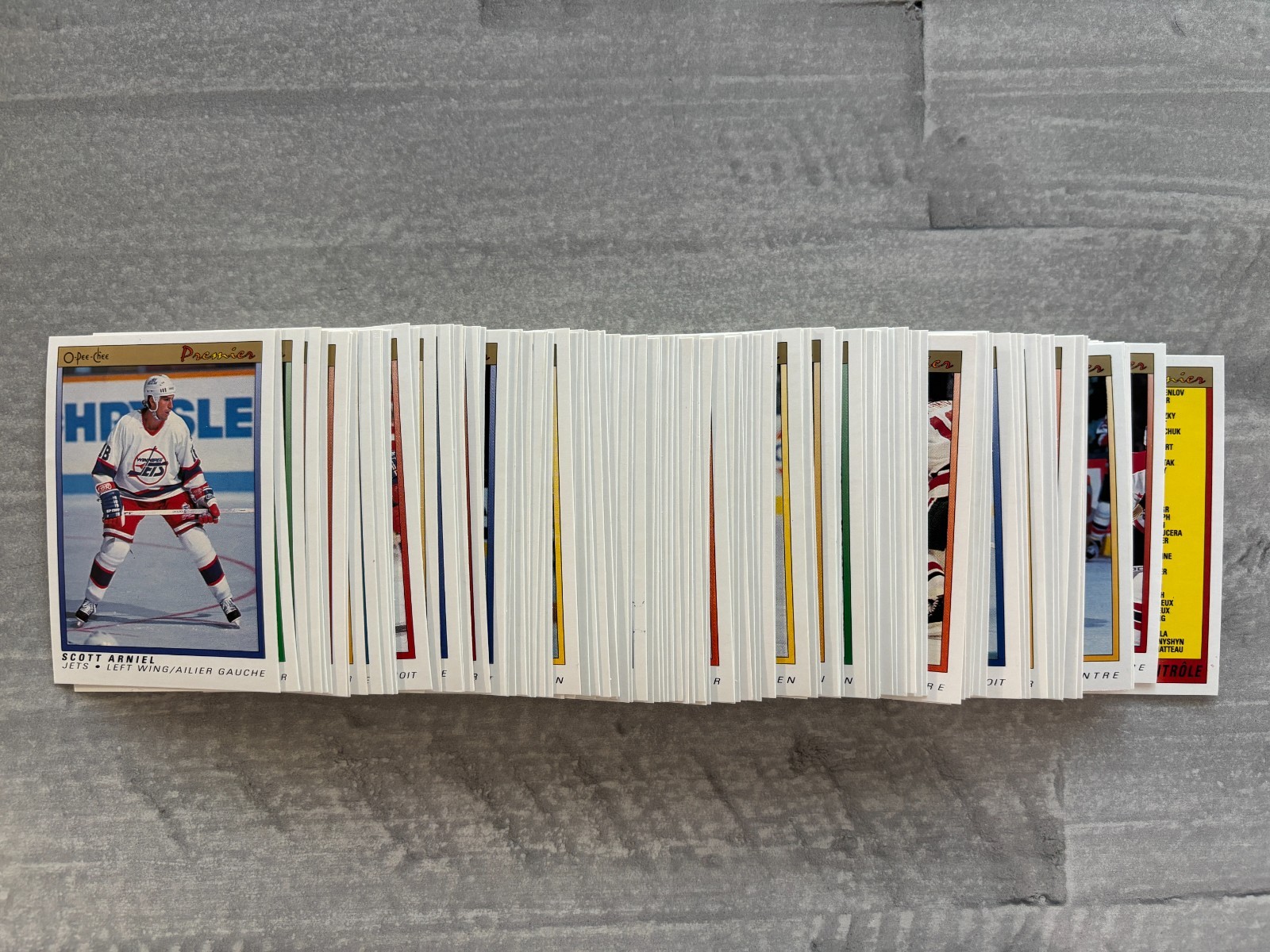 1990-91 O-Pee-Chee Premier Complete 132 Card Ice Hockey Set Jagr Fedorov NM-MT++