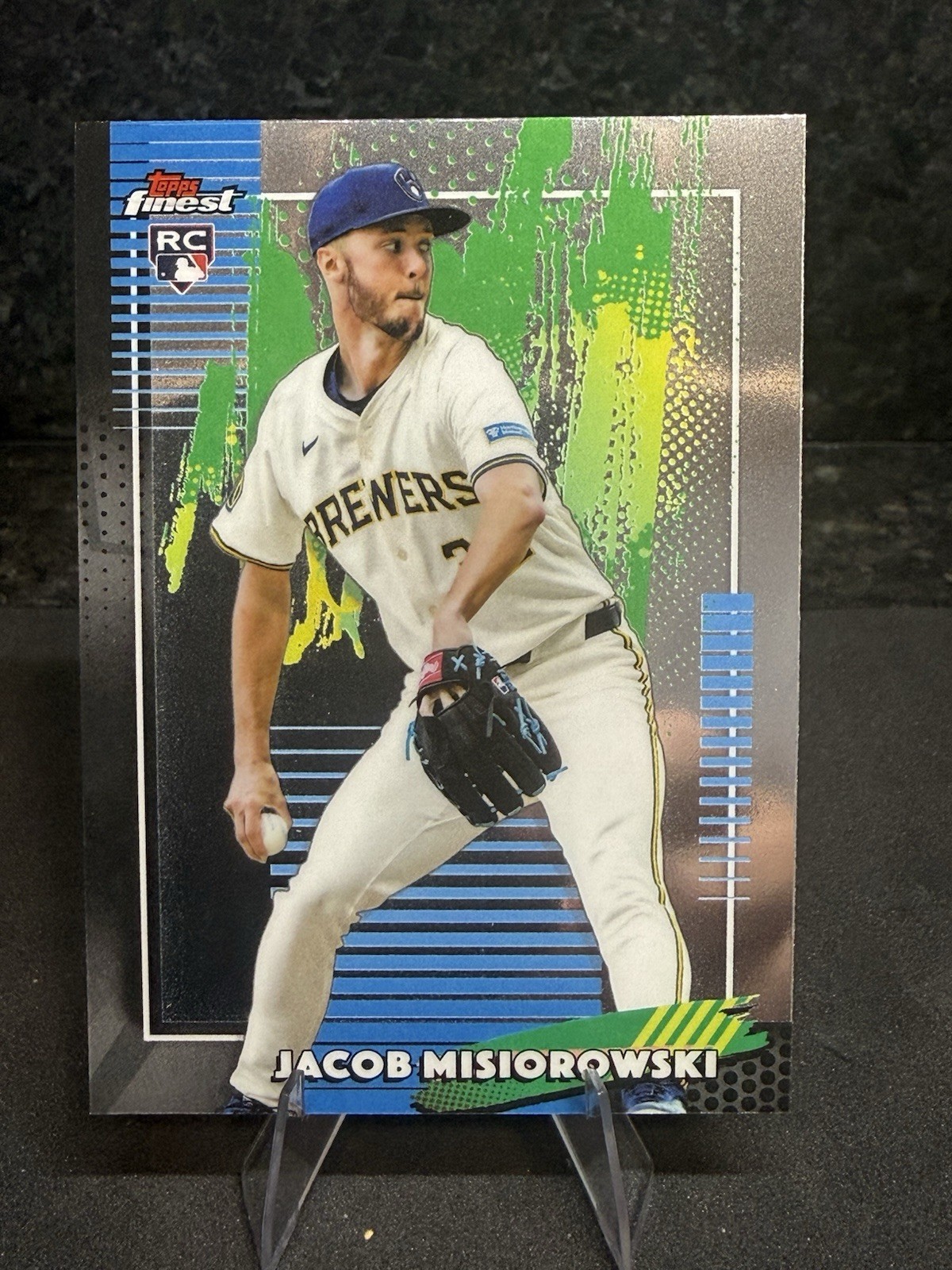 Topps 2025 Finest Jacob Misiorowski RC Milwaukee Brewers #82