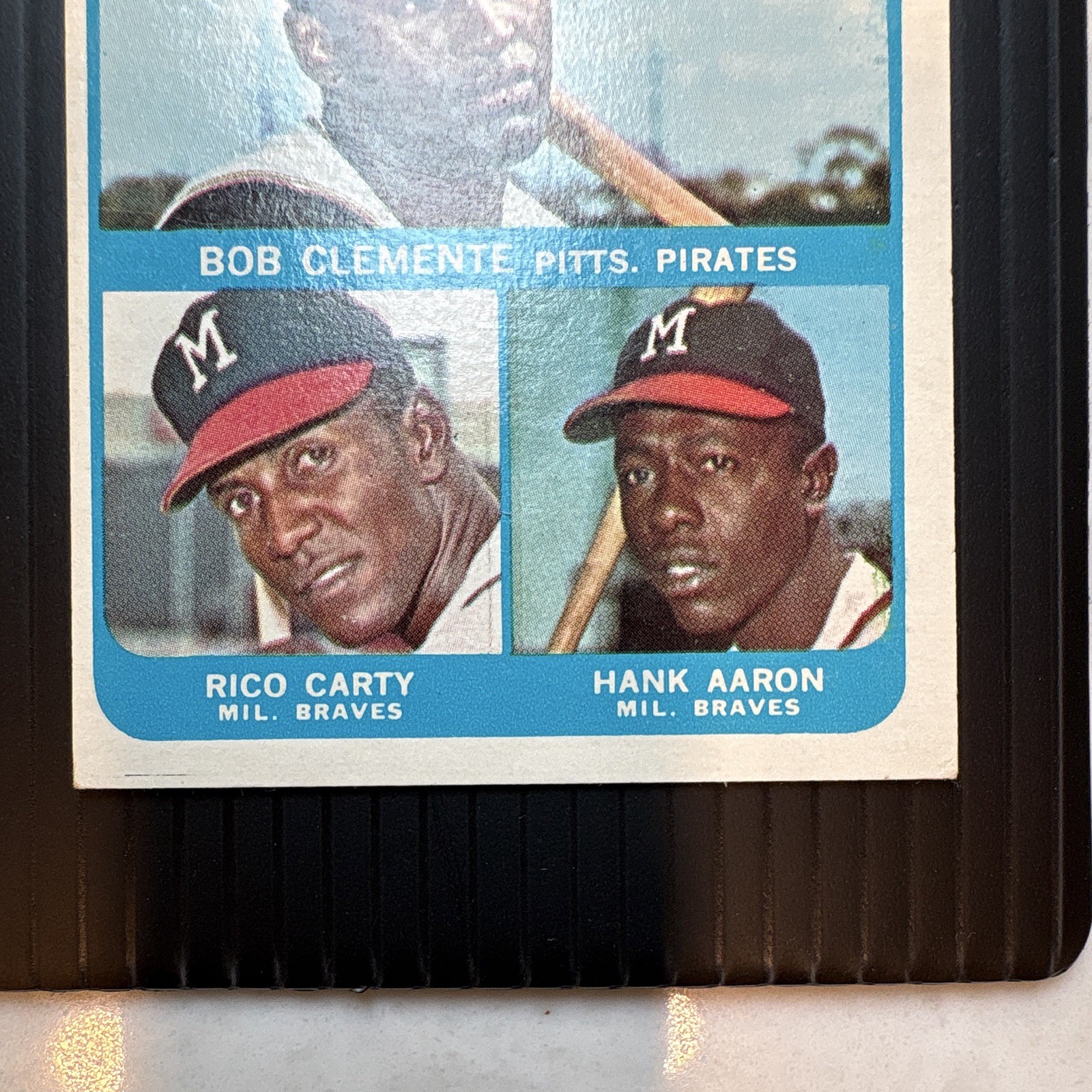Topps 1965 Topps #2 1964 Batting Leaders NL Hank Aaron Carty Clemente
