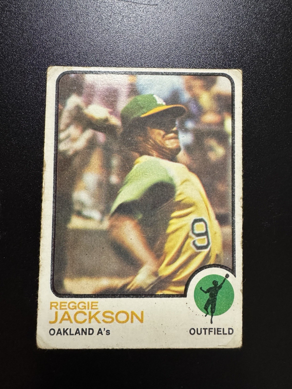Topps 1973 Reggie Jackson Oakland Athletics #255 Base Set Baseball Card