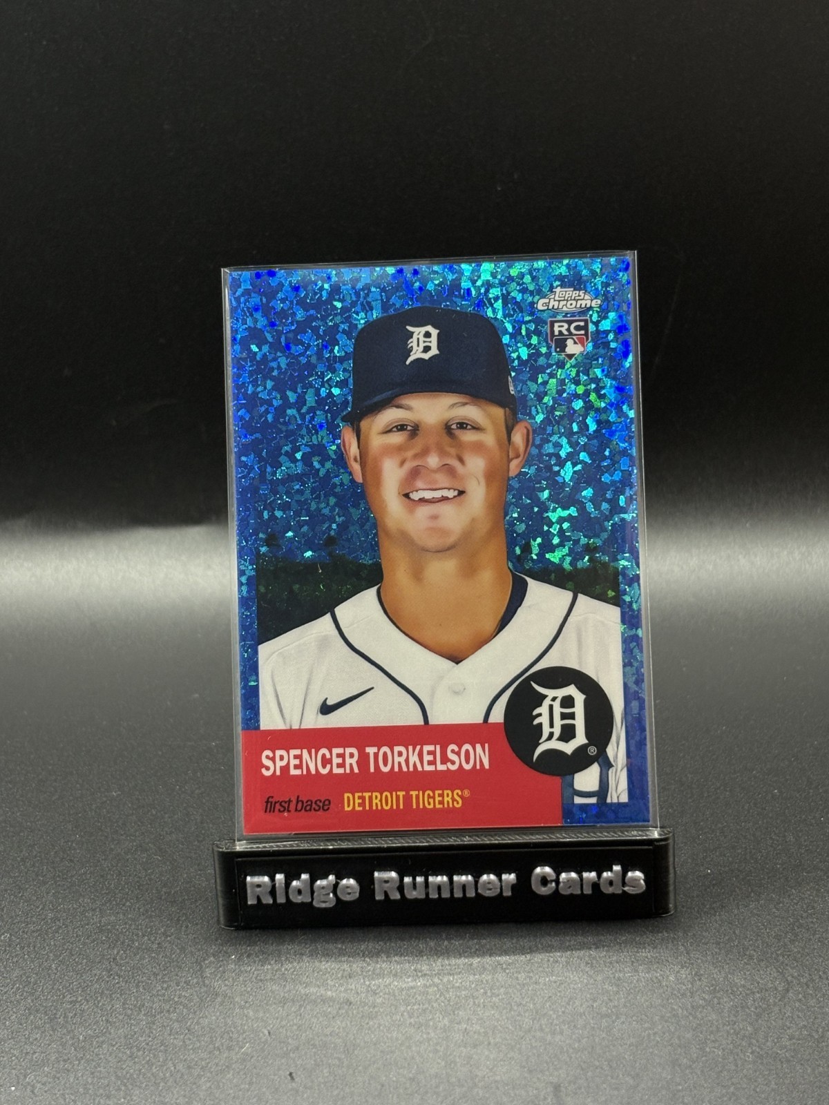 2022 Topps Chrome Platinum SPENCER TORKELSON Rookie Blue Diamond Refractor #/150