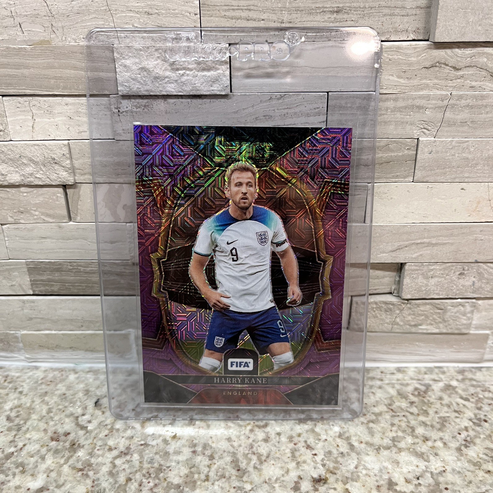2022-23 Select Fifa Soccer Harry Kane Terrace Purple Mojo Prizm #12 England