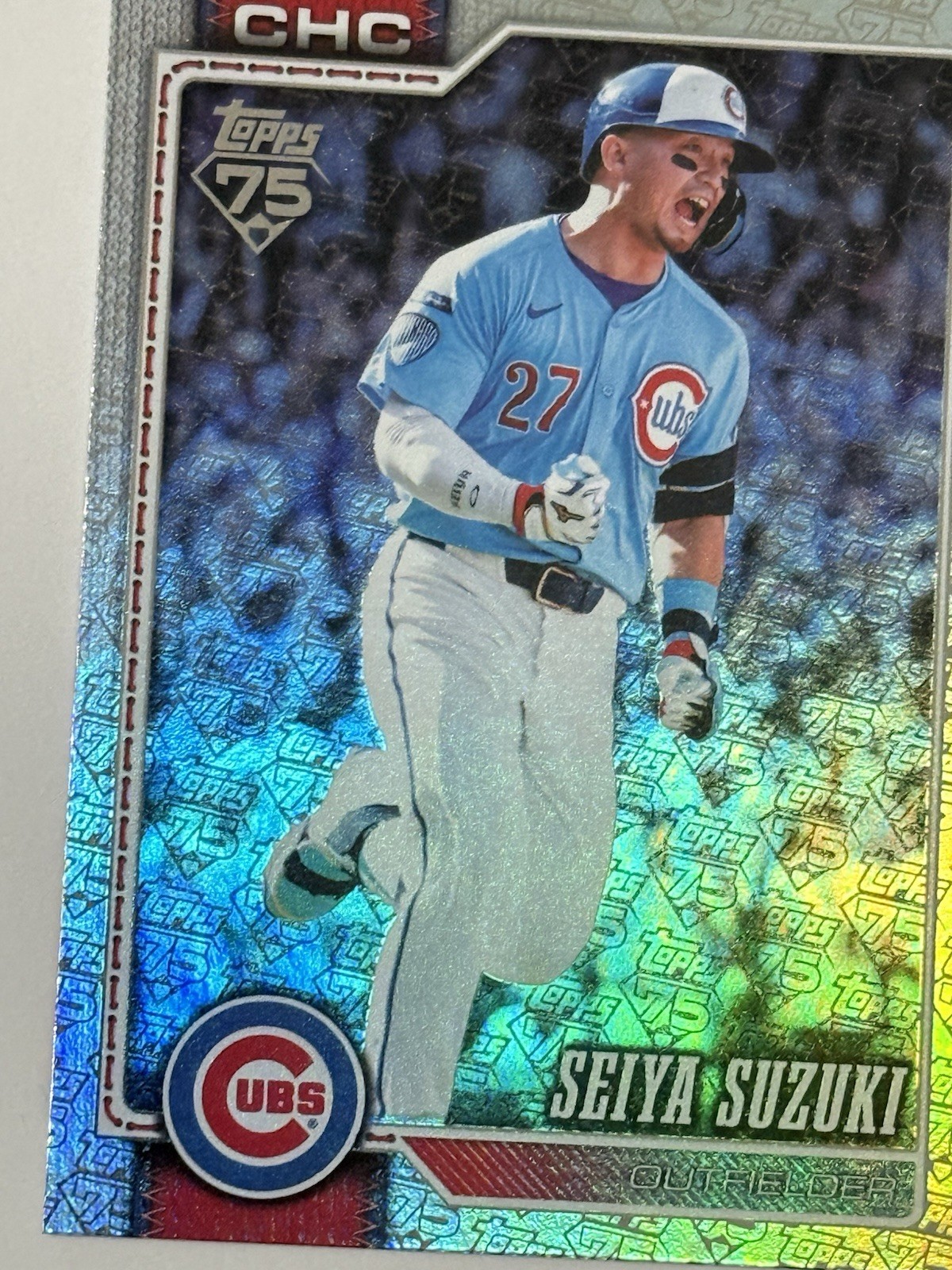 2026 Topps Series 2 #685 Seiya Suzuki Topps 75 Years Refractor /75