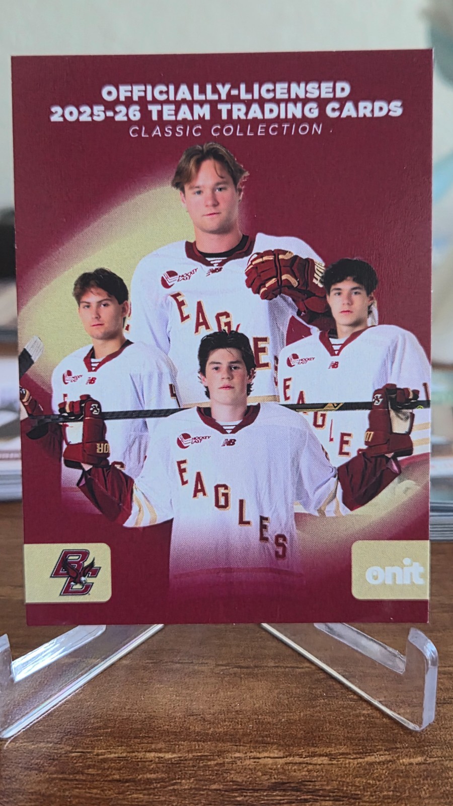 2025-2026 ONIT ATHLETE Boston College Eagles Men’s Ice Hockey (Pick A Card)