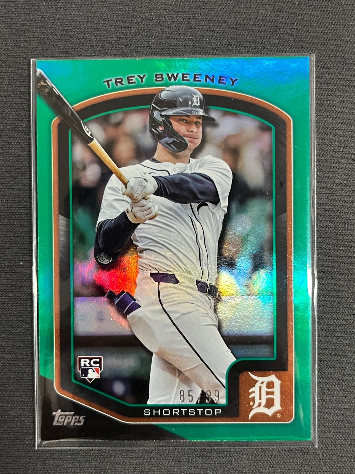 2025 Topps Flagship Trey Sweeney #6 Green Parallel /99