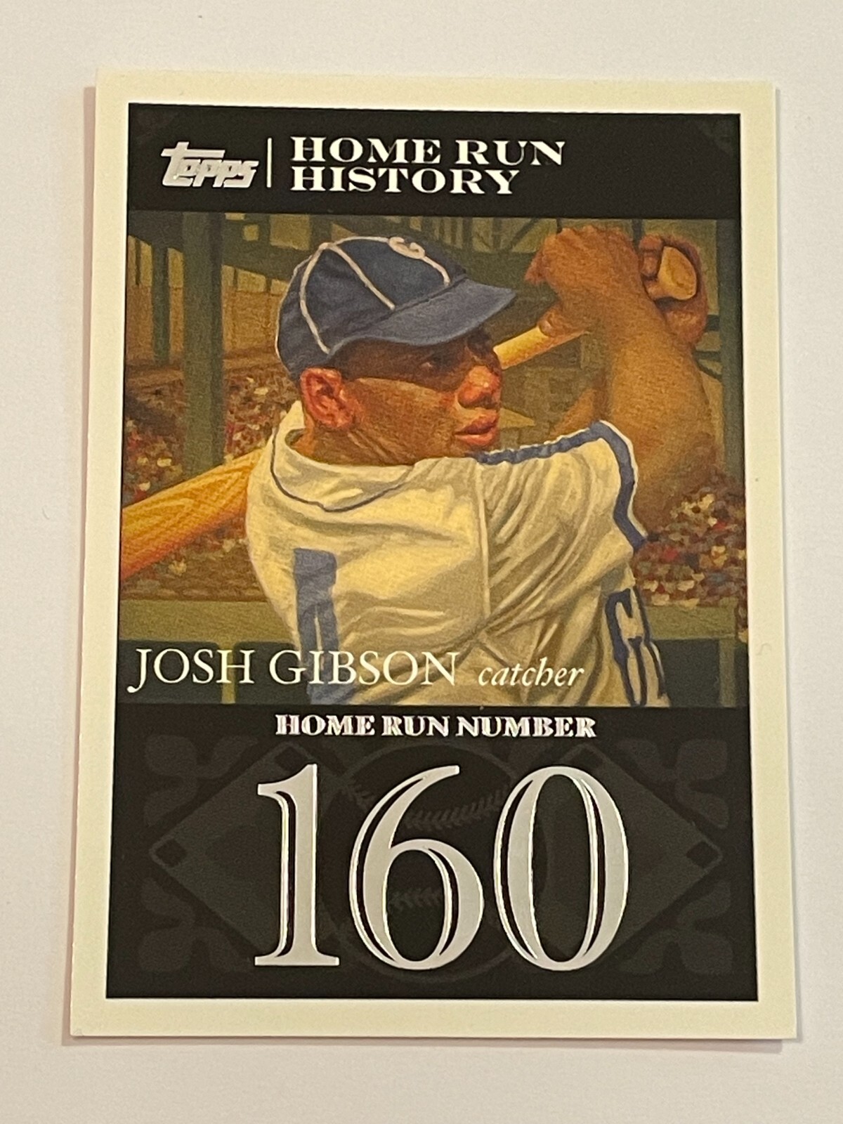 2007 Topps Baseball Home Run History #160 – Josh Gibson – Pittsburgh Crawfords