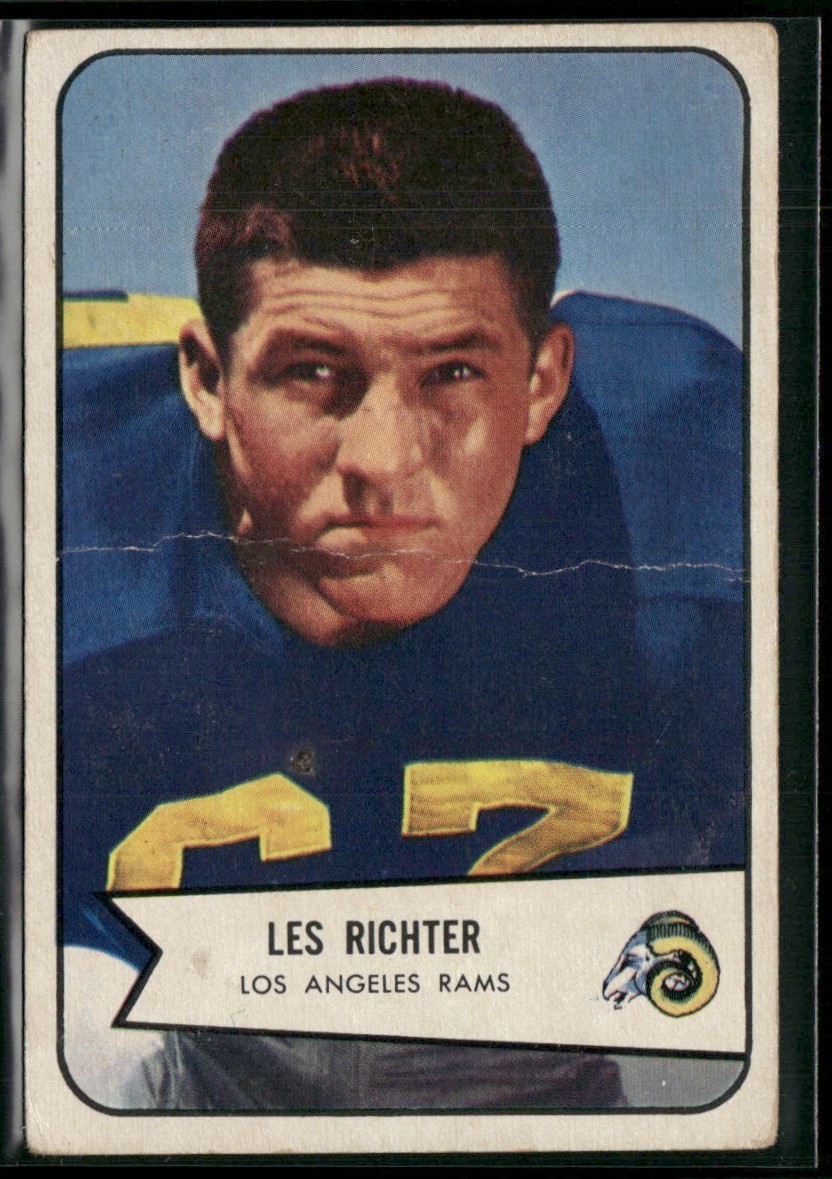 Les Richter 1954 Bowman #78 Los Angeles Rams