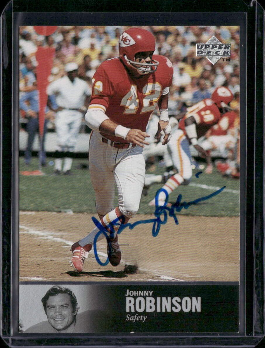 1997 Upper Deck Legends #AL-157 Johnny Robinson Autographs