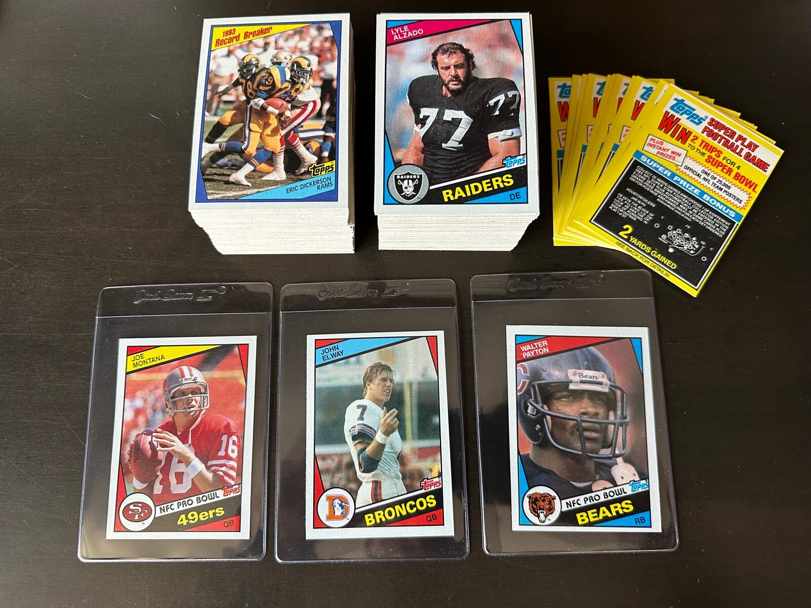 🏈 1984 Topps Football #1-199 – SET BREAK – PICK A CARD – NEAR MINT 🏈