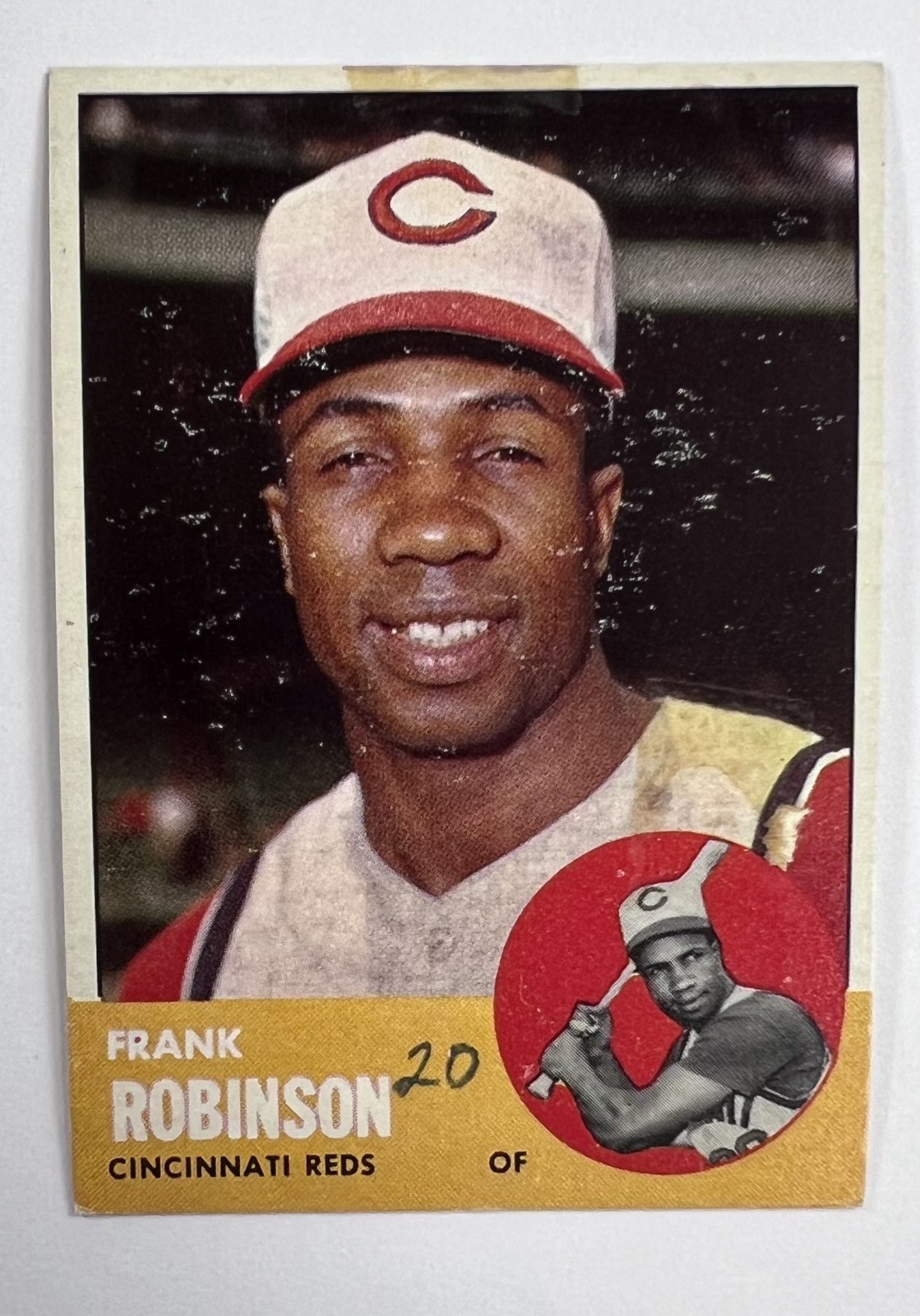 1963 Topps Baseball #400 Frank Robinson (Reds) LB37