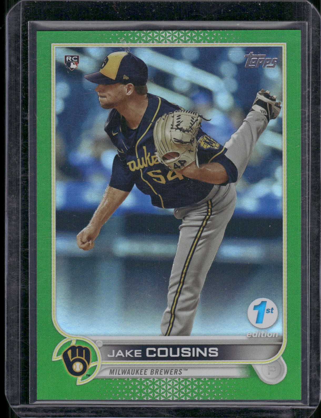 2022 Topps 1st Edition #20 Jake Cousins Green Foil #/150
