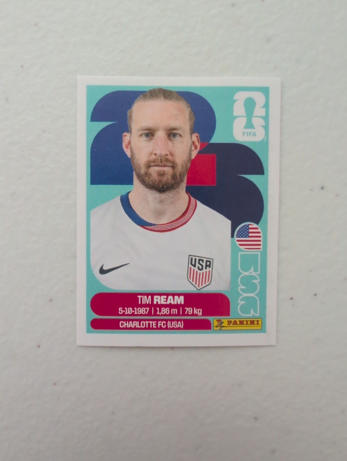 2026 Panini FIFA World Cup Sticker #USA4 Tim Ream