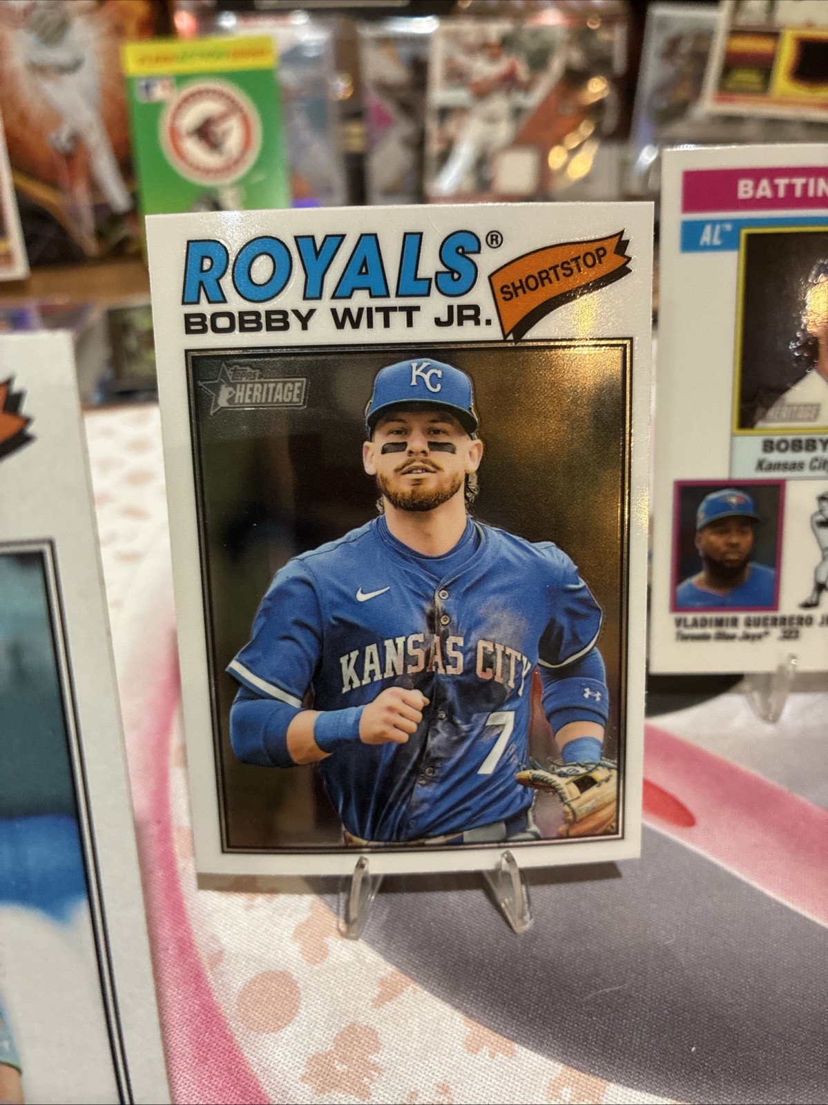 Bobby Witt Jr. 2026 Topps Heritage Image Variation SSP #160 KC Royals +2 Chrome