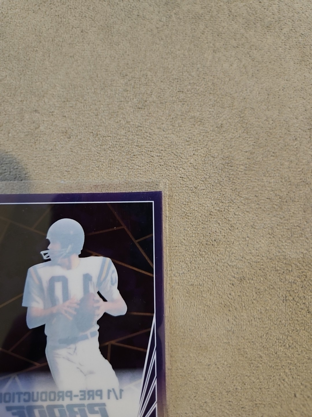 2024 Leaf Collective Fran Tarkenton 1/1 Pre-Production Proof PURPLE COLOR MATCH!