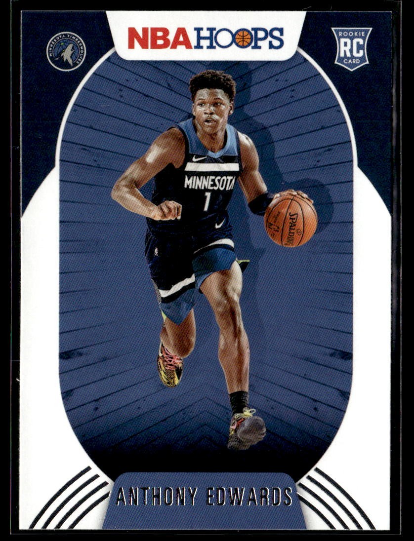 2020-21 Panini Hoops ANTHONY EDWARDS #216 Rookie Card RC