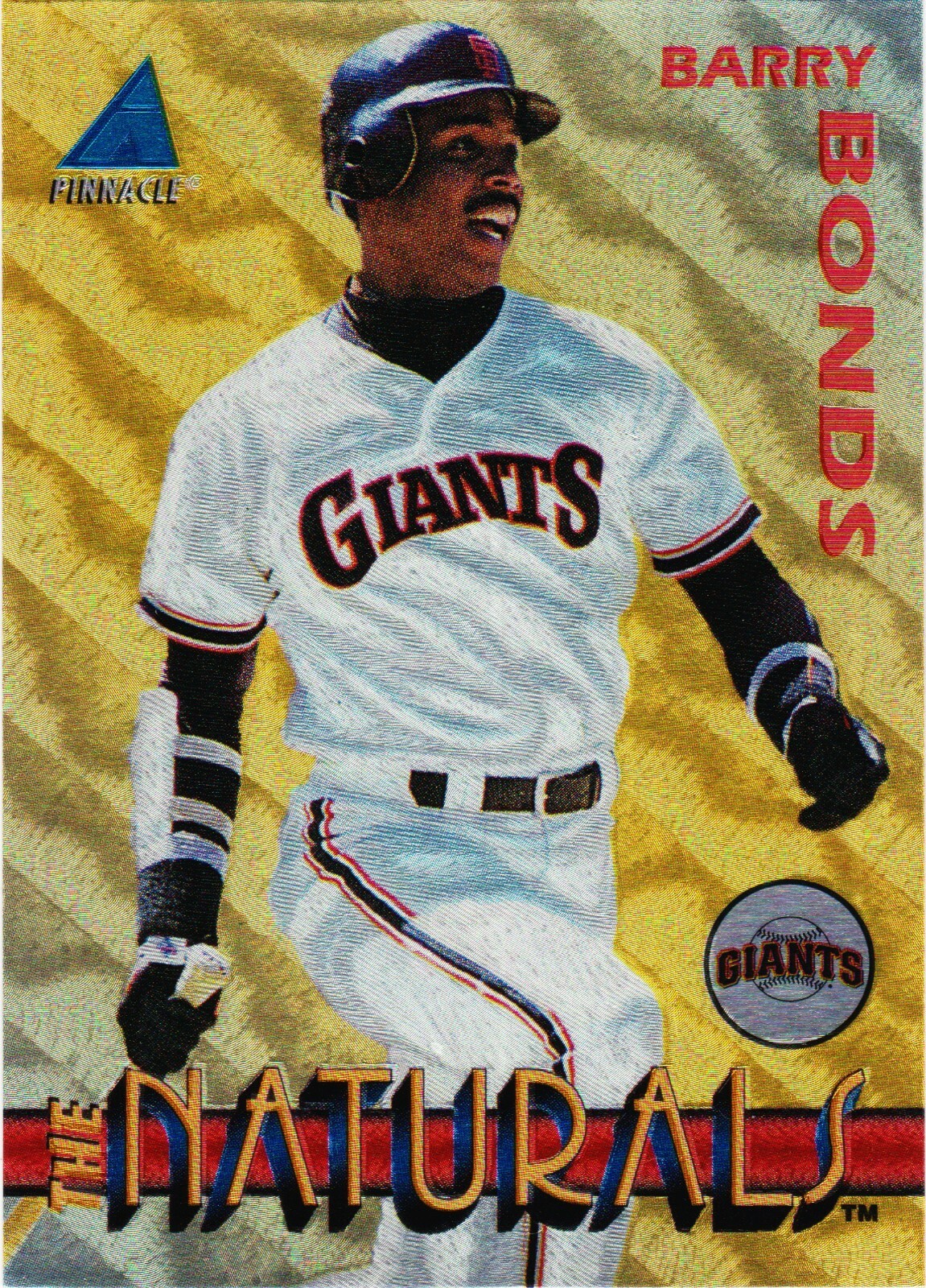 Barry Bonds San Fransico Giants 1994 Pinnacle Naturals Holographic Prizm #2