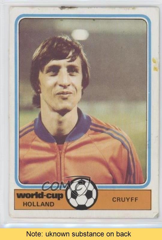 1978 Monty Gum World Cup Johan Cruyff READ 0cp0