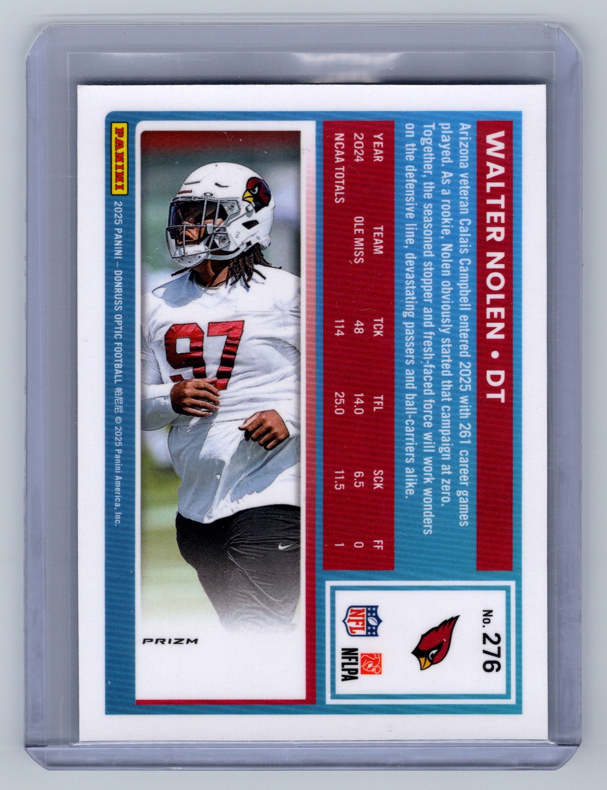 2025 Donruss Optic #276 Walter Nolen Stars