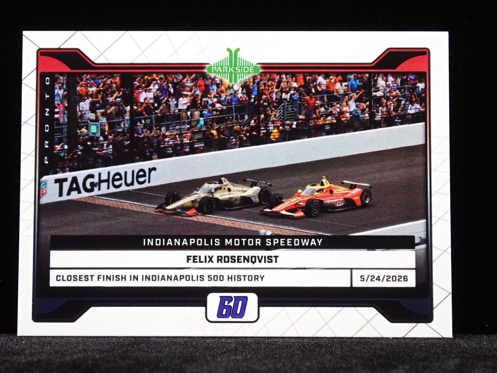 2026 Parkside Felix Rosenqvist Closest Finish in Indianapolis 500 History
