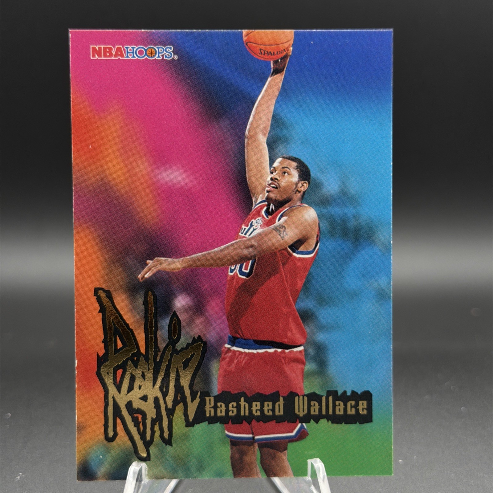 1995-96 NBA Hoops – Rookie Rasheed Wallace #290 (RC)