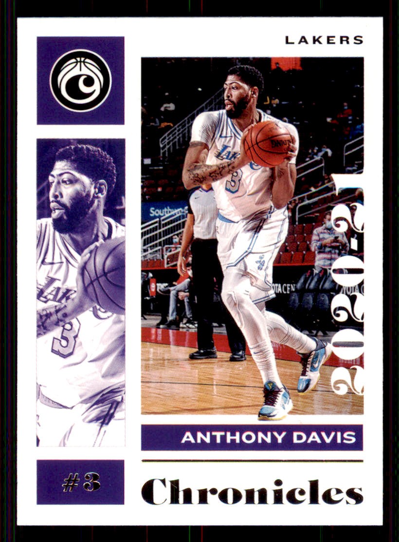 2020-21 Panini Chronicles #30 Anthony Davis Los Angeles Lakers