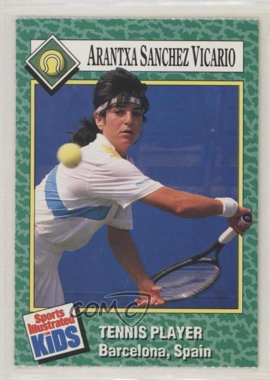 1990 Sports Illustrated for Kids Series 1 Arantxa Sanchez Vicario #130 05ti