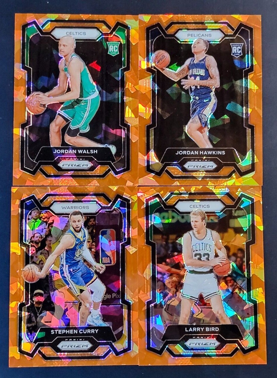 2023-24 Prizm Basketball ORANGE ICE PRIZMS with Rookies You Pick