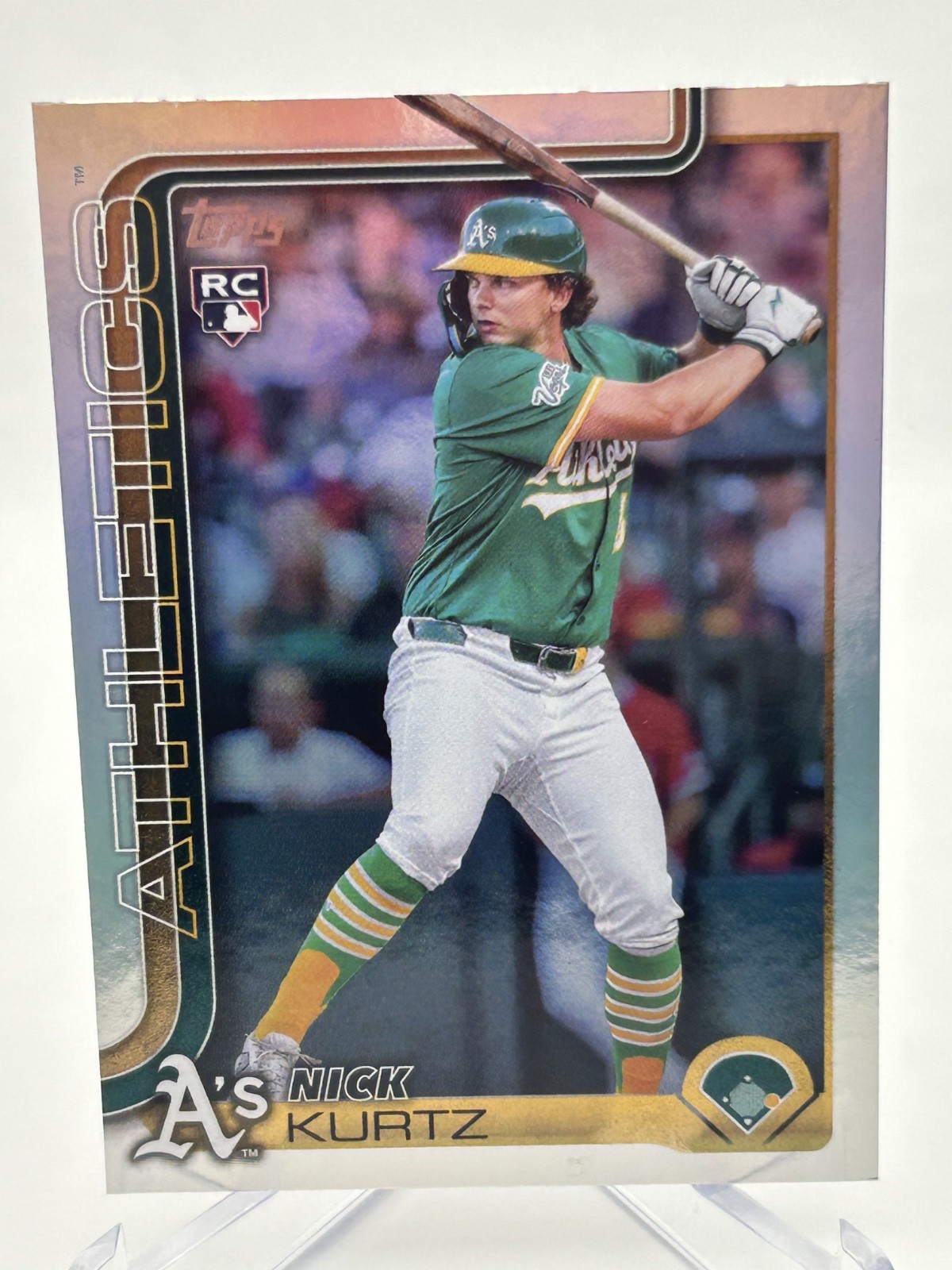 2025 Topps Update Series – Nick Kurtz #US201 Rainbow Foil (RC)