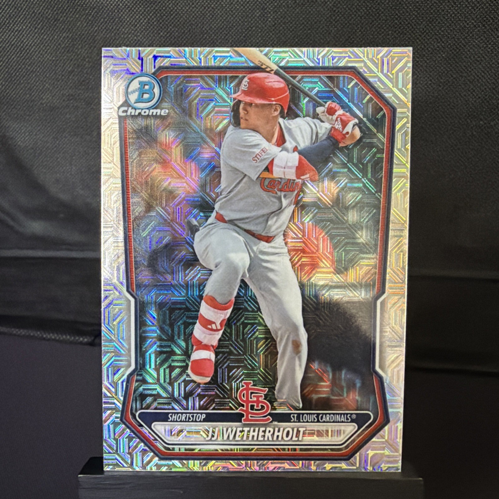 2026 Bowman Chrome JJ Weatherholt Mojo Refractor #115