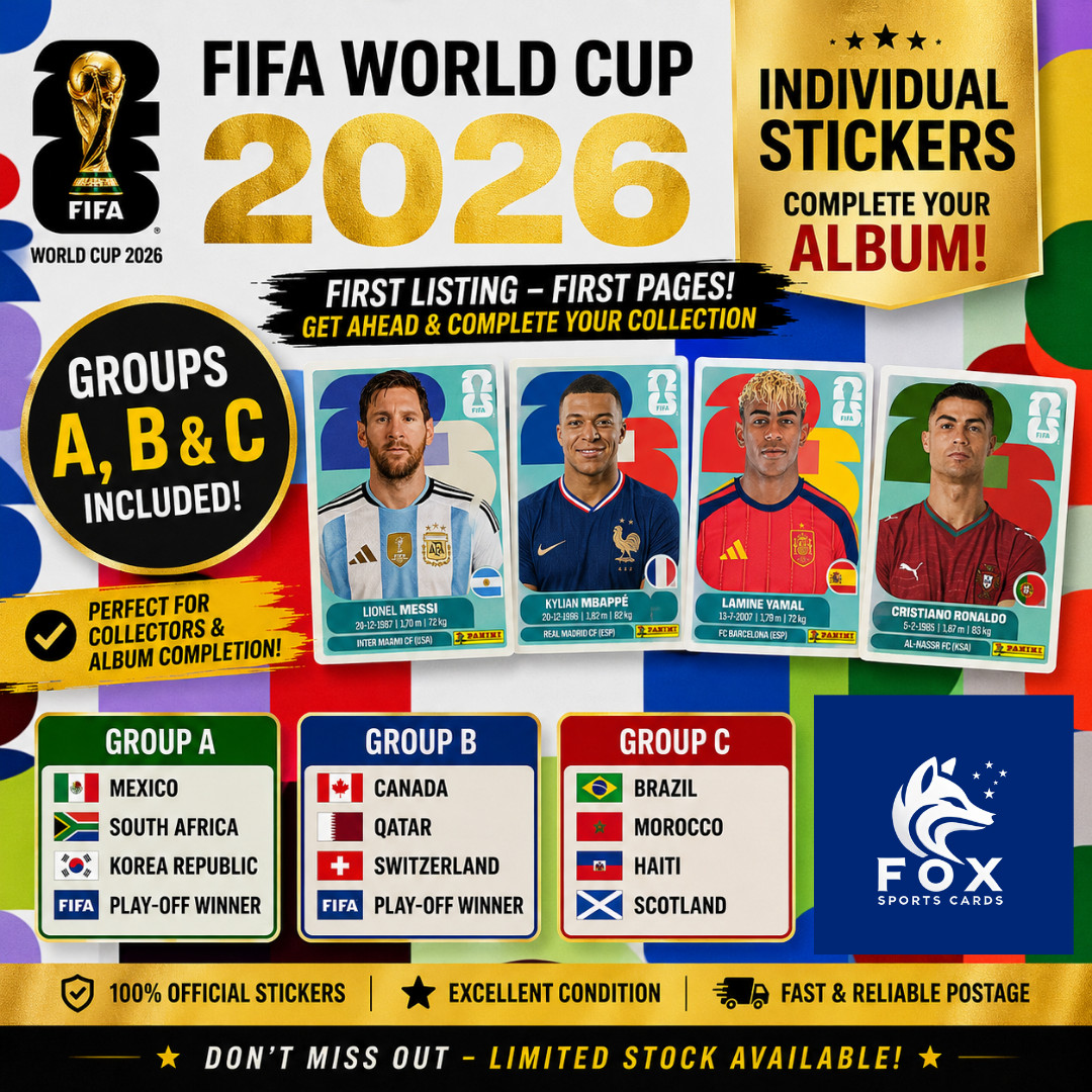 2026 Panini FIFA World Cup Sticker Collection Complete Lot Builder FWC Group A-C