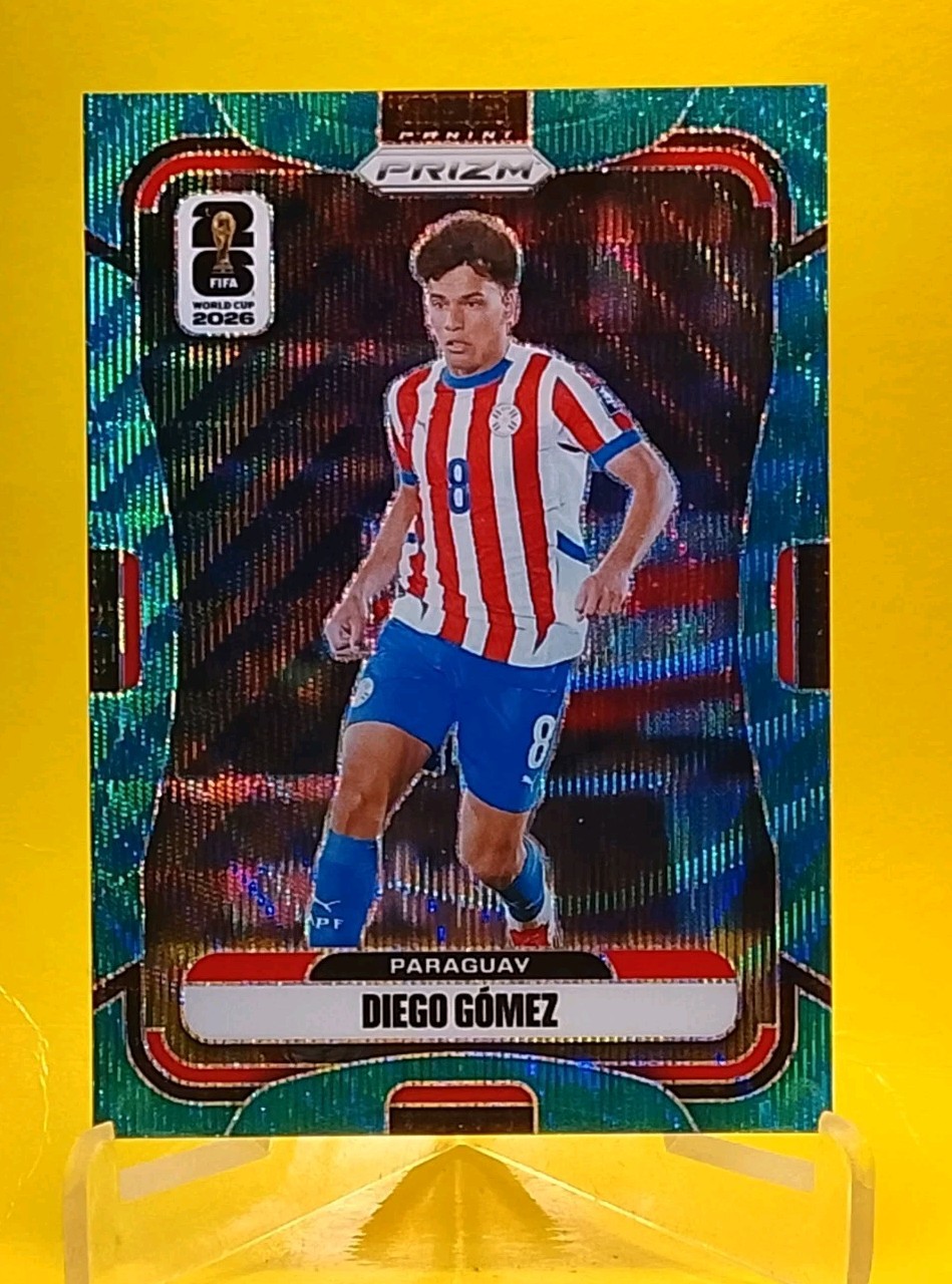 2026 Prizm World Cup Diego Gomez #348 Teal Wave /99 Paraguay