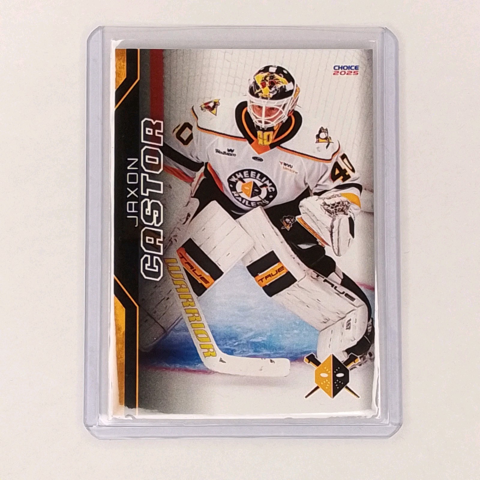 2024-25 Choice Wheeling Nailers Jaxon Castor #06 Hockey Card